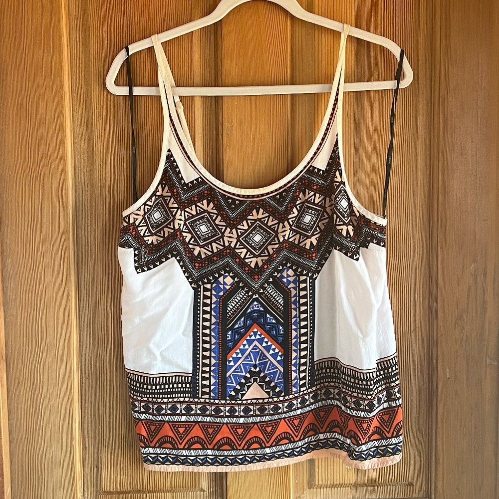 Forever 21 Patterned Tank, Size L
